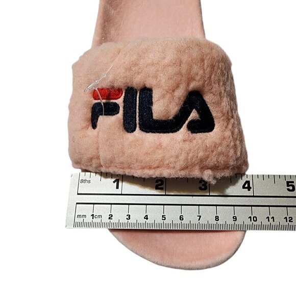 Fila Fuzzy Drifter Womens Slide Sandals Pink Size 6 - Picture 5 of 12